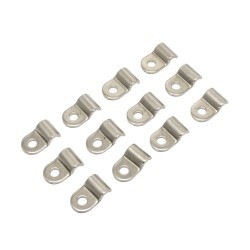 Hard Line Mounting Clamps 3/8 Stainless Steel (Pack 12)