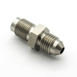 Inverted Flare M10 x 1.0 To Male AN4 Stainless Steel