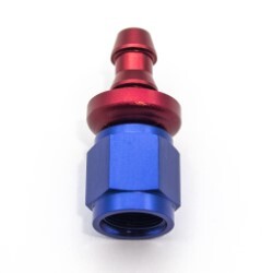 Straight Push Lock Hose End AN4