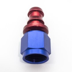 Straight Push Lock Hose End AN8