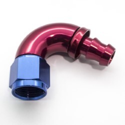 120° Degree Push Lock Hose End AN8