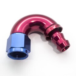 150° Degree Push Lock Hose End AN8