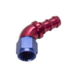 60° Degree Push Lock Hose End AN8