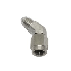 45° Degree Female To Male Flare AN3 (Stainless Steel)