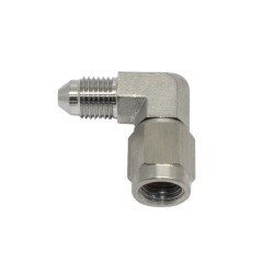 90° Degree Female To Male Flare AN3 (Stainless Steel)