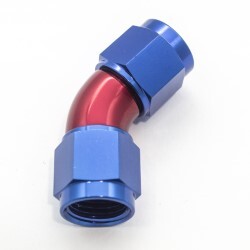45° Degree Full Flow Female Coupler AN6