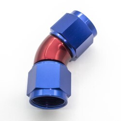 45° Degree Full Flow Female Coupler AN8