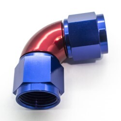 90º Degree Full Flow Female Coupler AN12