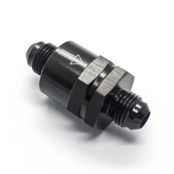 One Way Check Valve AN6 (Black)