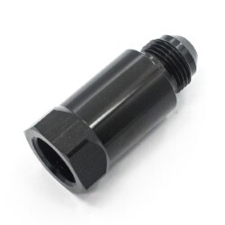 Roll Over Valve Female AN8 To AN8 Male (Black)