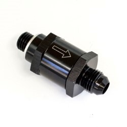 Fuel Pump Check Valve M12X1.5mm To 6AN (Black)