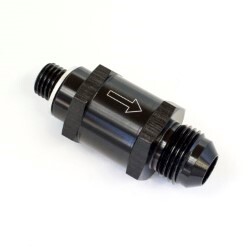 Fuel Pump Check Valve M12X1.5mm To 8AN (Black)
