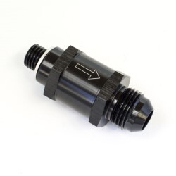Fuel Pump Check Valve M10X1.0mm To 8AN (Black)