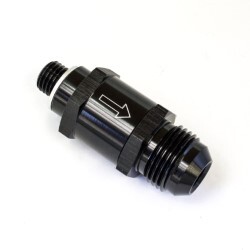 Fuel Pump Check Valve M10X1.0mm To 10AN (Black)
