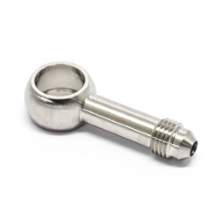 Banjo 14mm ID To AN3 (Long) Stainless Steel