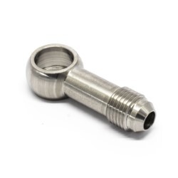 Banjo 14mm ID To AN6 (Long) Stainless Steel