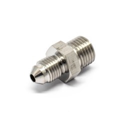 Metric M12X1.25mm To Male AN3 Stainless Steel
