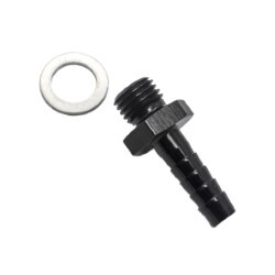 Metric M12X1.5mm To 5/16 Barb (Black) Suits Bosch 044