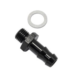 Metric M12X1.5mm To 3/8 Barb (Black) Suits Bosch 044