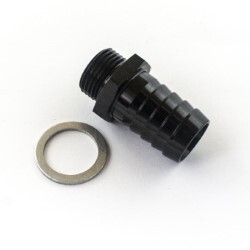 Metric M14 X1.5mm To Male 5/16 Barb (Black) Suits Bosch 200 Fuel 