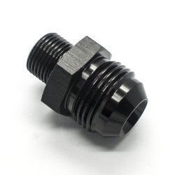 Metric M18X1.5mm To Male AN12 (Black)