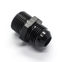 Metric M20X1.5mm To Male AN8 (Black)