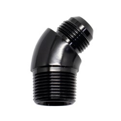 45° Degree BSPT 3/4 To Male AN10 (Black)
