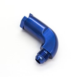 EFI Fuel Fitting 90 Degree 5/16 ID Tube To Male AN6