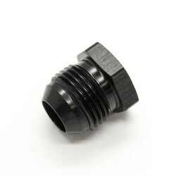 Male Flare Plug AN8 (Black)