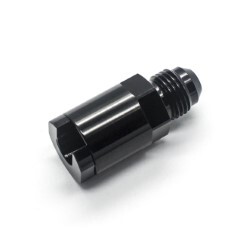 EFI Fuel Fitting Screw On Type 5/16 ID Tube To Male AN6 (Black)