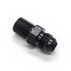 Straight 1/8 NPT To Male AN3 (Black)