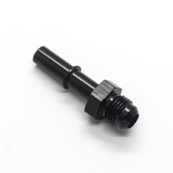 EFI Fuel Fitting 3/8 Male Tube To Male AN6 (Black)