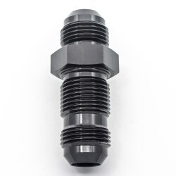 Straight Bulkhead AN8 (Black)