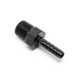 Male 1/8 NPT To 3/16 Barb (Black)
