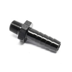 Male 1/8 NPT To 3/8 Barb (Black)