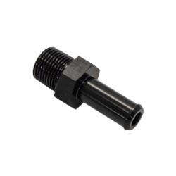 Male 1/4 NPT To 3/8 ( 9.5mm ) Male Barb (Black)