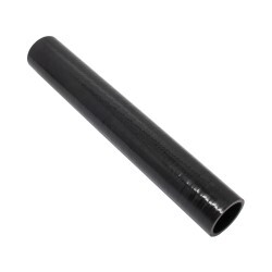 Silicone Hose Joiner Straight 25mm (1.0”) ID 30CM Long (Black)