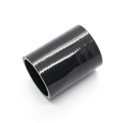 Silicone Hose Joiner Straight 63mm (2.5”) ID (Black)