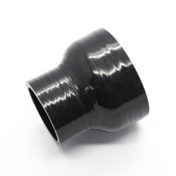 Silicone Hose Joiner Straight Reducer 70-76mm (2.75”-3.0”) ID (Black)