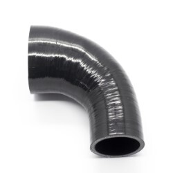 Silicone Hose Reducer 90 Degree 57-63mm (2.25”-2.5”) ID (Black)