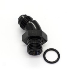 45 Degree ORB AN6 To AN6 (Black)