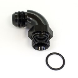 90 Degree ORB AN10 To AN10 (Black)