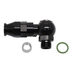 ORB Banjo Male AN4 To PTFE Hose End AN4 (Black)
