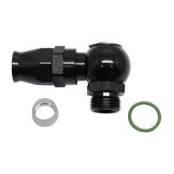 ORB Banjo Male AN12 To PTFE Hose End AN12 (Black)