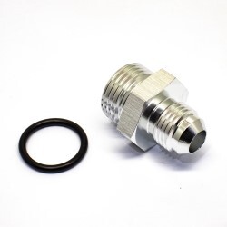 Straight Male AN6 To ORB AN8 (Silver)