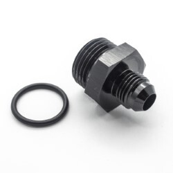 Straight Male AN6 To ORB AN10 (Black)