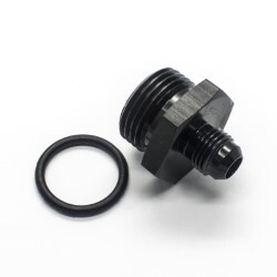 Straight Male AN6 To ORB AN12 (Black)