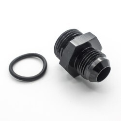 Straight Male AN10 To ORB AN12 (Black)