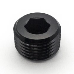 Port Plug 1/4 NPT (Black)