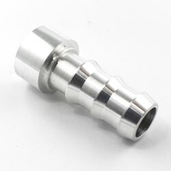 Male Weld on Barb 5/8 Aluminium